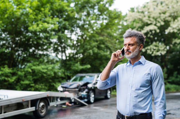 Enlèvement de voiture accidenté à Valence